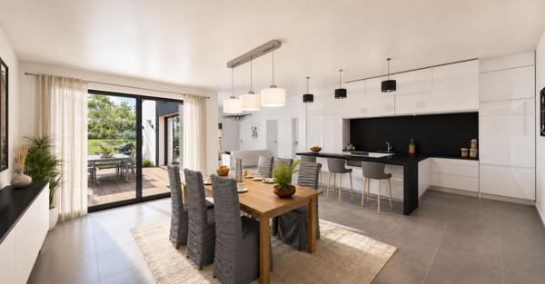 Terrain + Maison à vendre 6 pièces - 188 m²