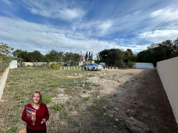 HÉRAULT ? MARSEILLAN (34340) ? TERRAIN À BÂTIR ? 555 M² ? PLAT, CLÔTURÉ ? IMPASSE CALME
