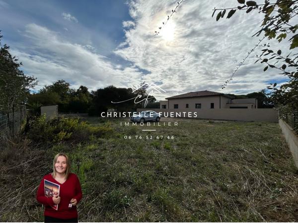 HÉRAULT ? MARSEILLAN (34340) ? TERRAIN À BÂTIR ? 555 M² ? PLAT, CLÔTURÉ ? IMPASSE CALME