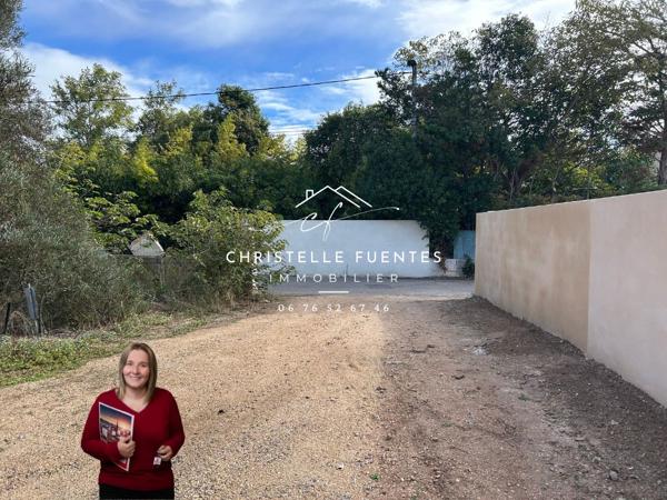 HÉRAULT ? MARSEILLAN (34340) ? TERRAIN À BÂTIR ? 555 M² ? PLAT, CLÔTURÉ ? IMPASSE CALME