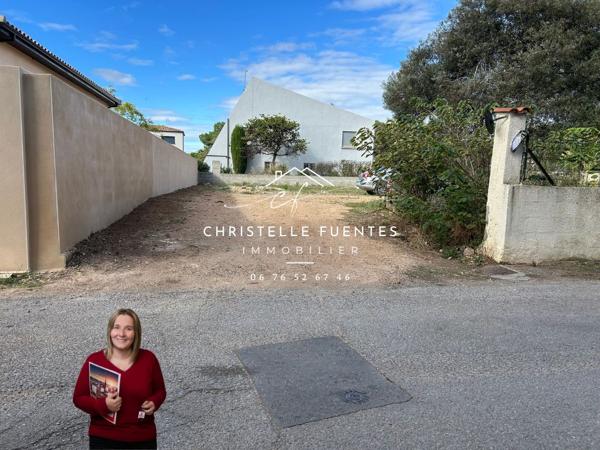 HÉRAULT ? MARSEILLAN (34340) ? TERRAIN À BÂTIR ? 555 M² ? PLAT, CLÔTURÉ ? IMPASSE CALME