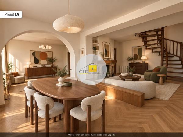 Maison 118 m² à rénover – 3 chambres, balcon, terrain clos de 370 m² et 2 garages Détails des diagnostics énergétiques