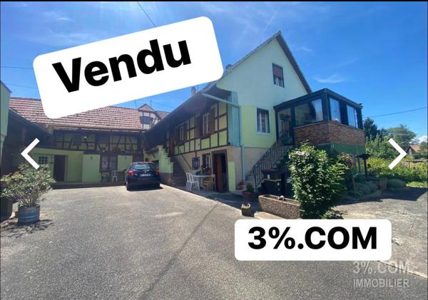 3%.COM Corps de ferme au centre de REITWILLER  Berstett (67370)
