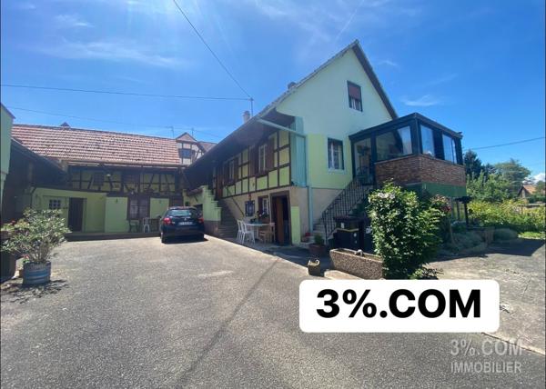 3%.COM Corps de ferme au centre de REITWILLER  Berstett (67370)