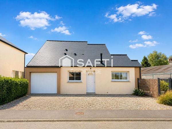 Saint-Martin-des-Champs, maison de plain-pied de 2019, RT 2012