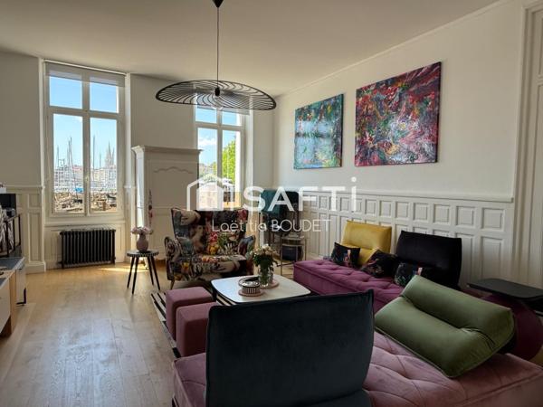 APPARTEMENT DE PRESTIGE 153 m² – Jardin privatif et piscine  LA ROCHELLE – VIEUX PORT
