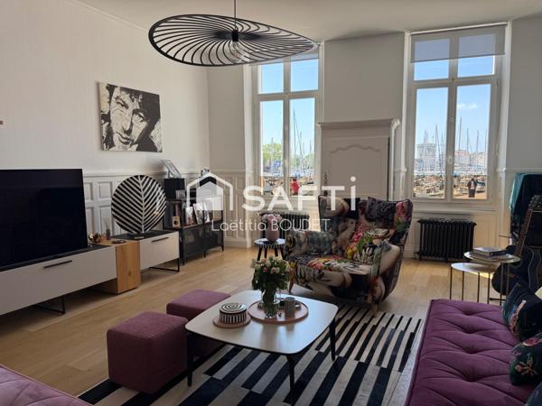 APPARTEMENT DE PRESTIGE 153 m² – Jardin privatif et piscine  LA ROCHELLE – VIEUX PORT