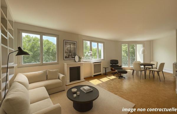 VIROFLAY- Spacieux 5 pièces traversant, balcon, vue dégagée 520 000 € **  - Référence  757-C