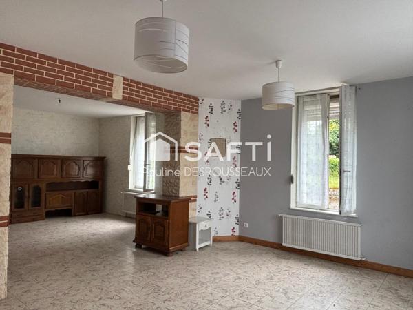 Maison individuelle 109m²- 3 chambres- Garage