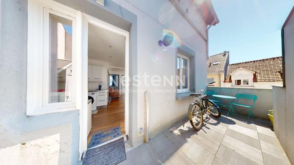 À VENDRE Charmant T3 de 58.33 m² lumineux avec terrasse plein sud dans petite copropriété.Parfait état!
