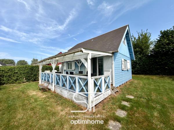Chalet 45 m² avec 3 chambres, piscine et mini-golf – PONT L'EVEQUE (14130)
