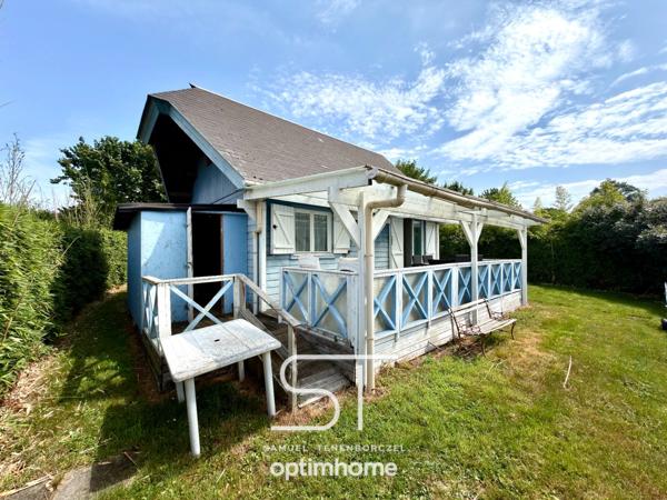 Chalet 45 m² avec 3 chambres, piscine et mini-golf – PONT L'EVEQUE (14130)
