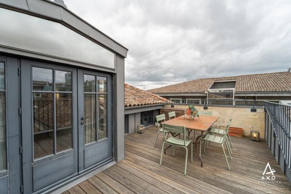 Duplex d'exception avec terrasse et vue panoramique sur la Garonne