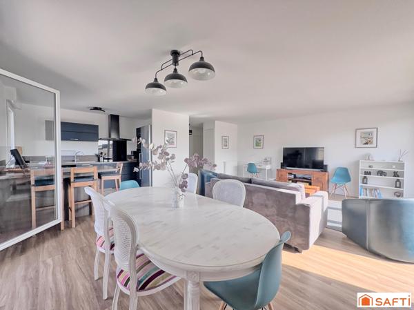 Dernier étage, terrasse sud-ouest de 45 m²