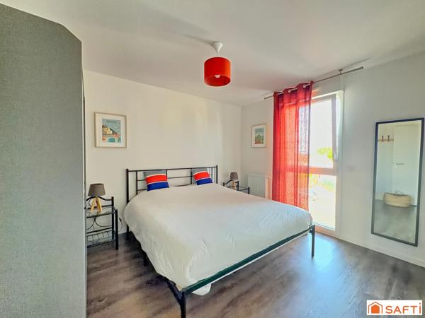 Dernier étage, terrasse sud-ouest de 45 m²