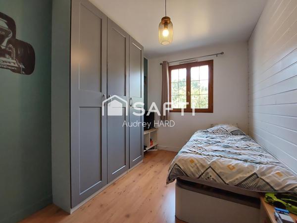 Maison de plain-pied 3 chambres sur plus de 1 000 m² de terrain