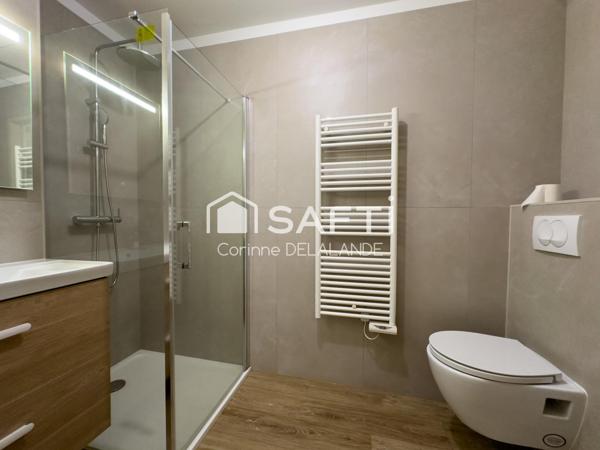 Beau T2 +terrasse+parking à 5mn de la plage