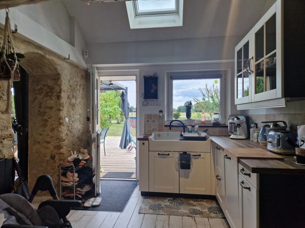 fermette rénovée, grd terrain