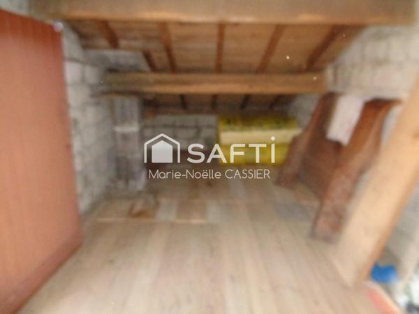 Maison de ville, 5 chambres ou 2 appartements, avec terrrain