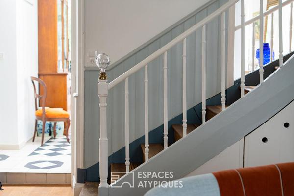 Maison bourgeoise et sa dépendance de charme subtilement rénovées