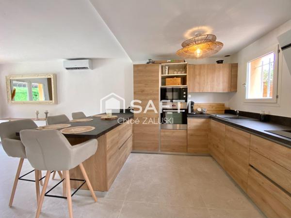 Maison avec suite de plain pied et piscine