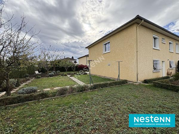 Maison de 5 pièces de 121.65 m² avec un terrain de 506m² situé à Meyzieu secteur La Jacquière.