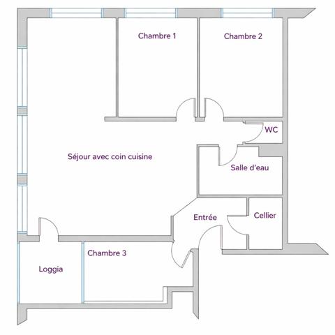 Appartement à vendre 5 pièces 95 m² Besançon