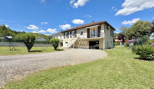Villa de type 5 sur sous-sol complet avec piscine et jardin.