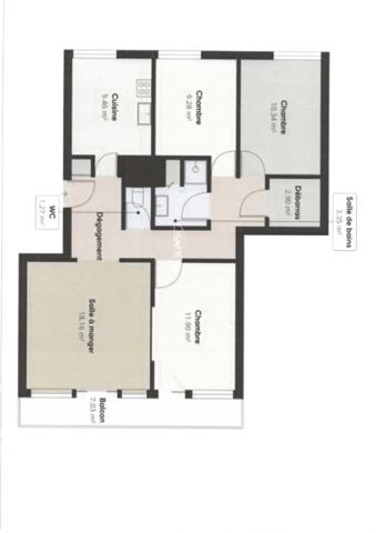 Appartement à vendre 4 pièces 79 m² Lormont