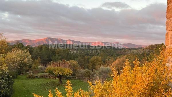 Sud Ardèche :  Maison en pierres rénovée - Charme et Vue