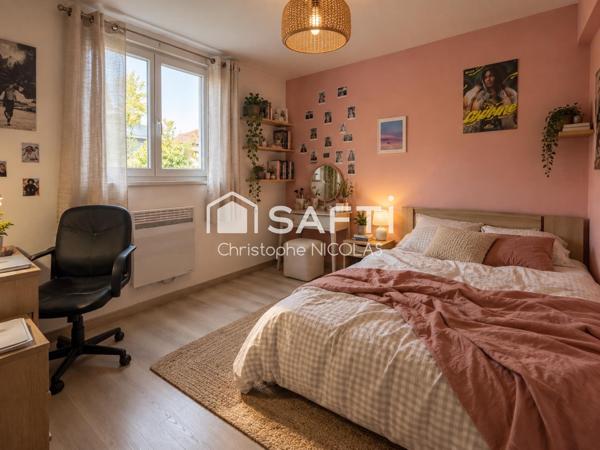 122m2, 3 chambres et jardin à 30mn de Bordeaux