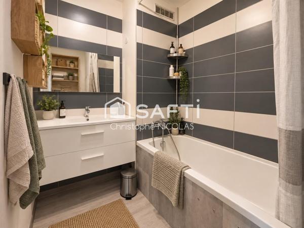 122m2, 3 chambres et jardin à 30mn de Bordeaux