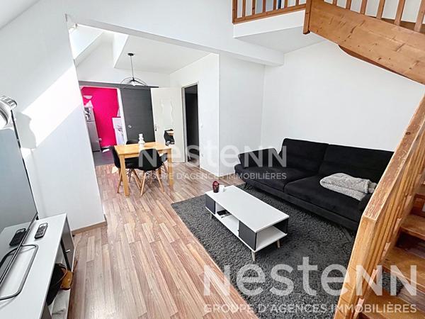 A VENDRE sur ANGERS Quartier La Madeleine grand appartement T2 en duplex de 48 m² !