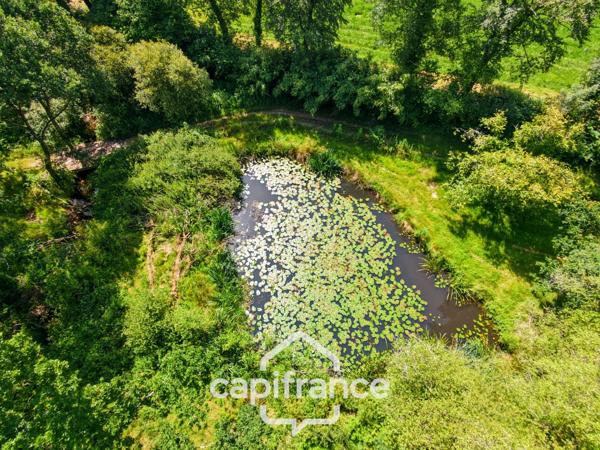 PROPRIÉTÉ DE CARACTÈRE SUR PLUS DE 9 HECTARES – MAISON EN PIERRE DE 235 M², APPARTEMENT INDÉPENDANT, DÉPENDANCE EN PIERRE, PRAIRIES, BOIS ET TROIS ÉTANGS – PROCHE LOUDÉAC