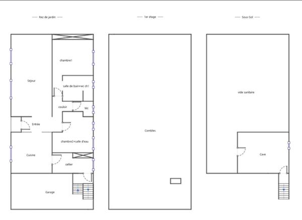 Maison Prayssac plain-pied 2 chambres