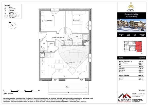Appartement  en vente - Haute-Savoie - 74