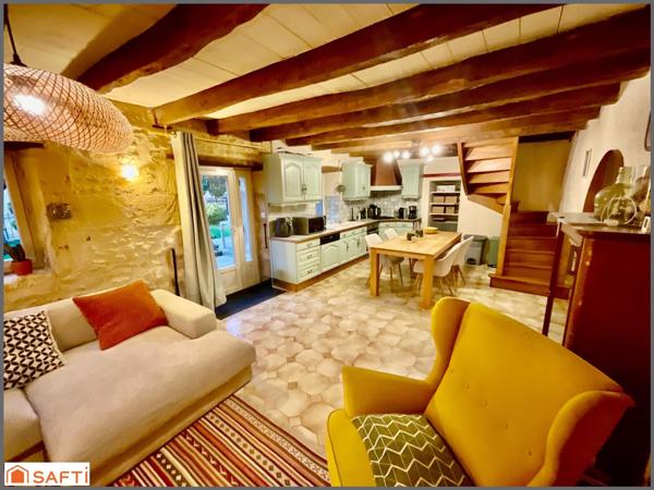 Maison de village avec jardin