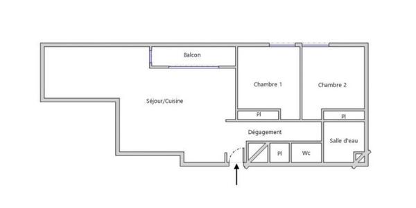 Marseille (13008) SAINT GINIEZ / CARRE D'OR - Appartement T3 - 64m² - TERRASSE - SANS VIS-A-VIS - SECTEUR PREMIUM