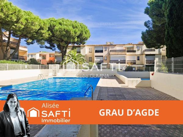 GRAU D'AGDE - À 500m des plages