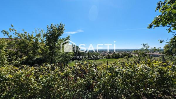 Terrain 746 m2, sur les coteaux de Gratentour