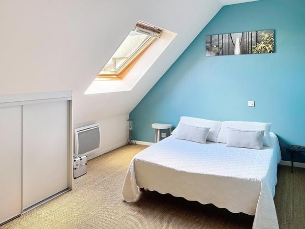 Rare, Saint André des Eaux centre, maison moderne de 93m²(78,36m² loi Carrez), 3 chambres, terrain 201m², excellent DPE en B.