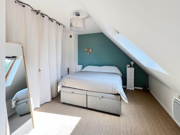 Rare, Saint André des Eaux centre, maison moderne de 93m²(78,36m² loi Carrez), 3 chambres, terrain 201m², excellent DPE en B.