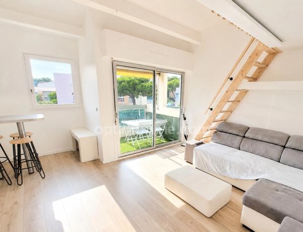 Appartement 29m2 rénové – Dernier étage avec balcon et parking privatif CAP D'AGDE (34)