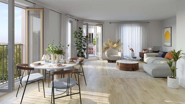 Appartement Neuf 3 pièces de 59,73m²