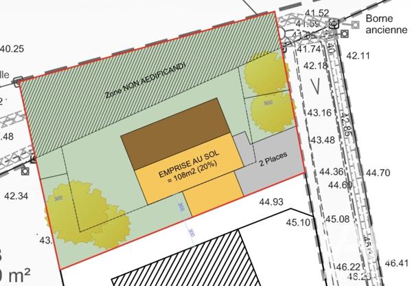 Terrain à vendre 540 m² Arbonne