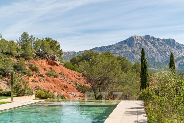 Aix-en-Provence. Propriété d'exception avec vue panoramique Sainte-Victoire, 430 m2, 4 hectares, oli