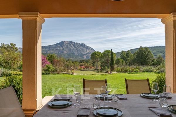 Aix-en-Provence. Propriété d'exception avec vue panoramique Sainte-Victoire, 430 m2, 4 hectares, oli