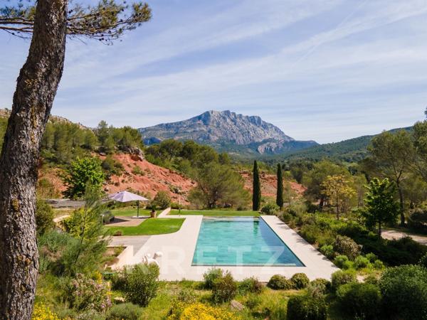 Aix-en-Provence. Propriété d'exception avec vue panoramique Sainte-Victoire, 430 m2, 4 hectares, oli