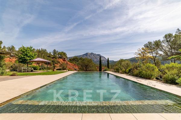 Aix-en-Provence. Propriété d'exception avec vue panoramique Sainte-Victoire, 430 m2, 4 hectares, oli