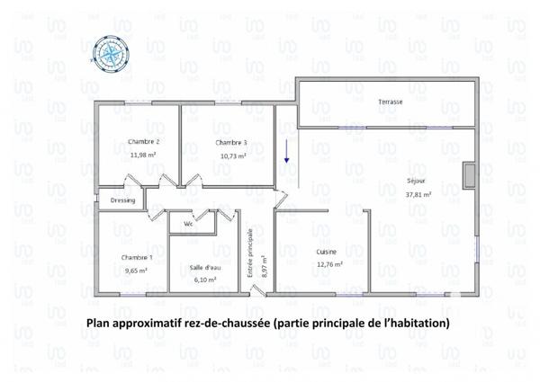 Maison traditionnelle 6 pièces de 152 m² à Vienne (38200)